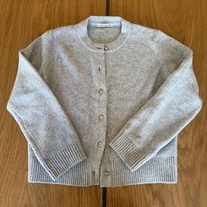 Women's Abercrombie Cardigan, Gray Size Medium